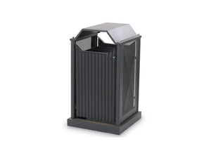 Cestone Malta 274 Giochipark 96lt zincato verniciato 55x55x96h ribaltamento