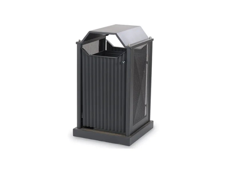 Cestone Malta 274 Giochipark 96lt zincato verniciato 55x55x96h ribaltamento