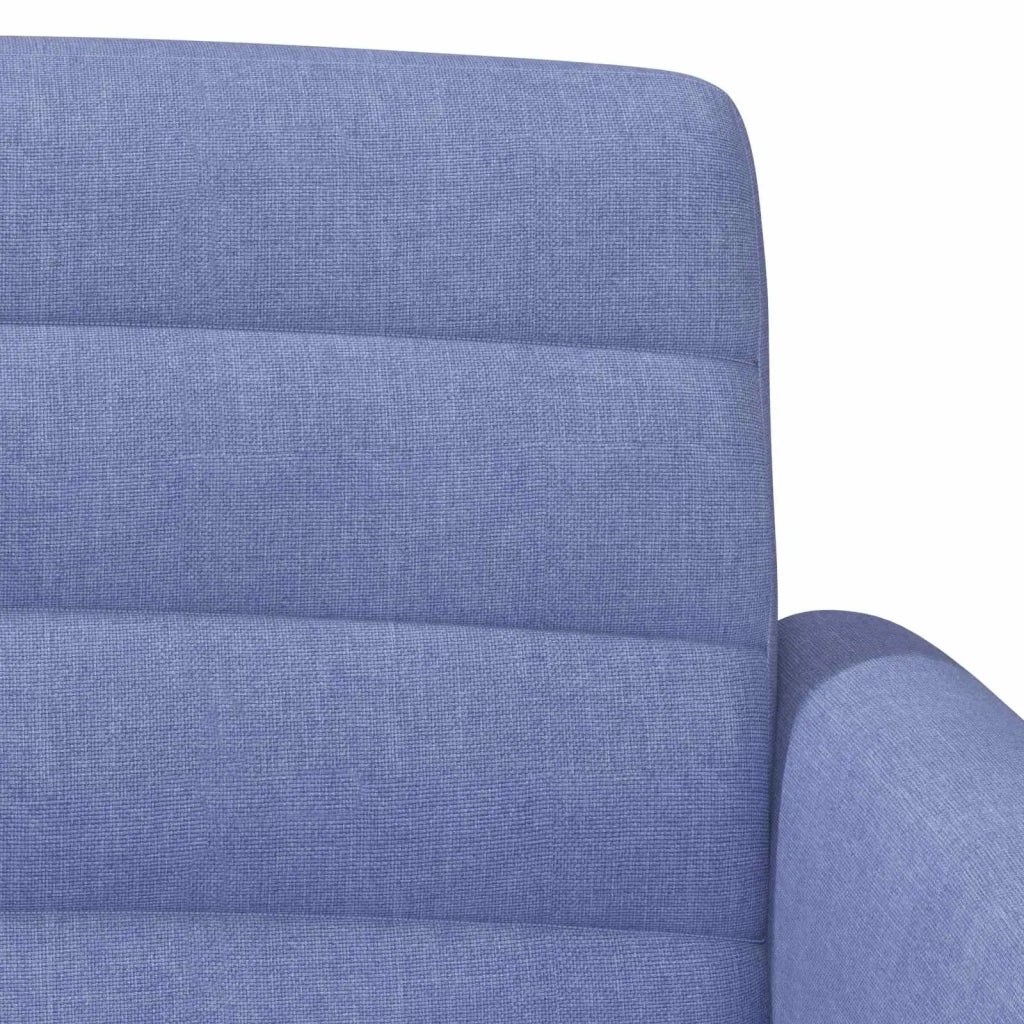 Loveseat con bottoni imbottiti Blu jeans 116 x 67 x 80 cm 42041787