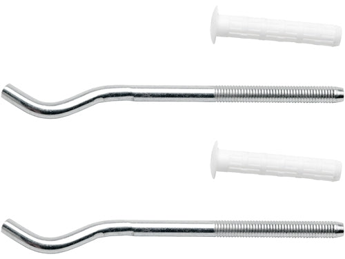 Coppia mensole zincate per radiatori in alluminio