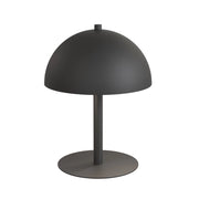 Lampada da tavolo Mogu in acciaio nero opaco