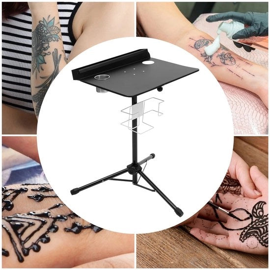 Tavolo salotto pieghevole da esterno Tavolo da lavoro portatile Tavolo tattoo moderno con design minimalista