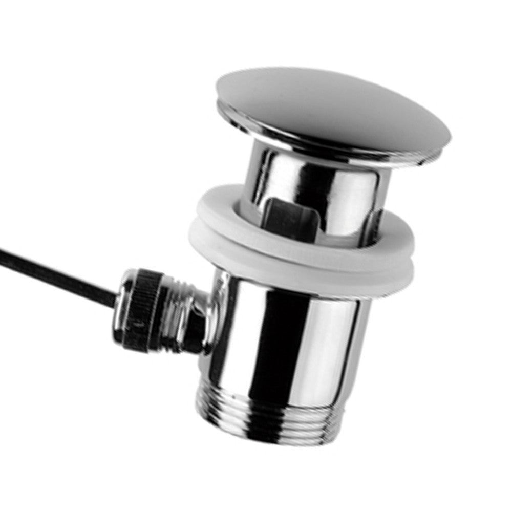 Scarico automatico tipo lusso lucidato, con tappo a copertura totale della piletta