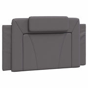 Cuscino Testiera Viana Grigio 100 cm in Similpelle CFW9780014