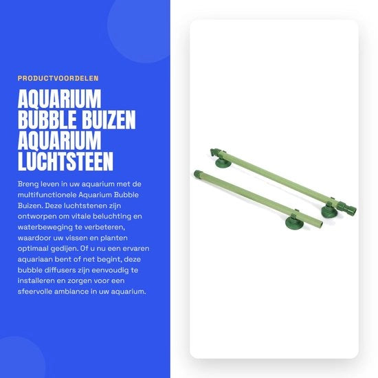 Tubo di Bolla per Acquario - Multi-Meten - Bocchetta di Rifornimento Accessorio - Adatto per Acquario - Kit