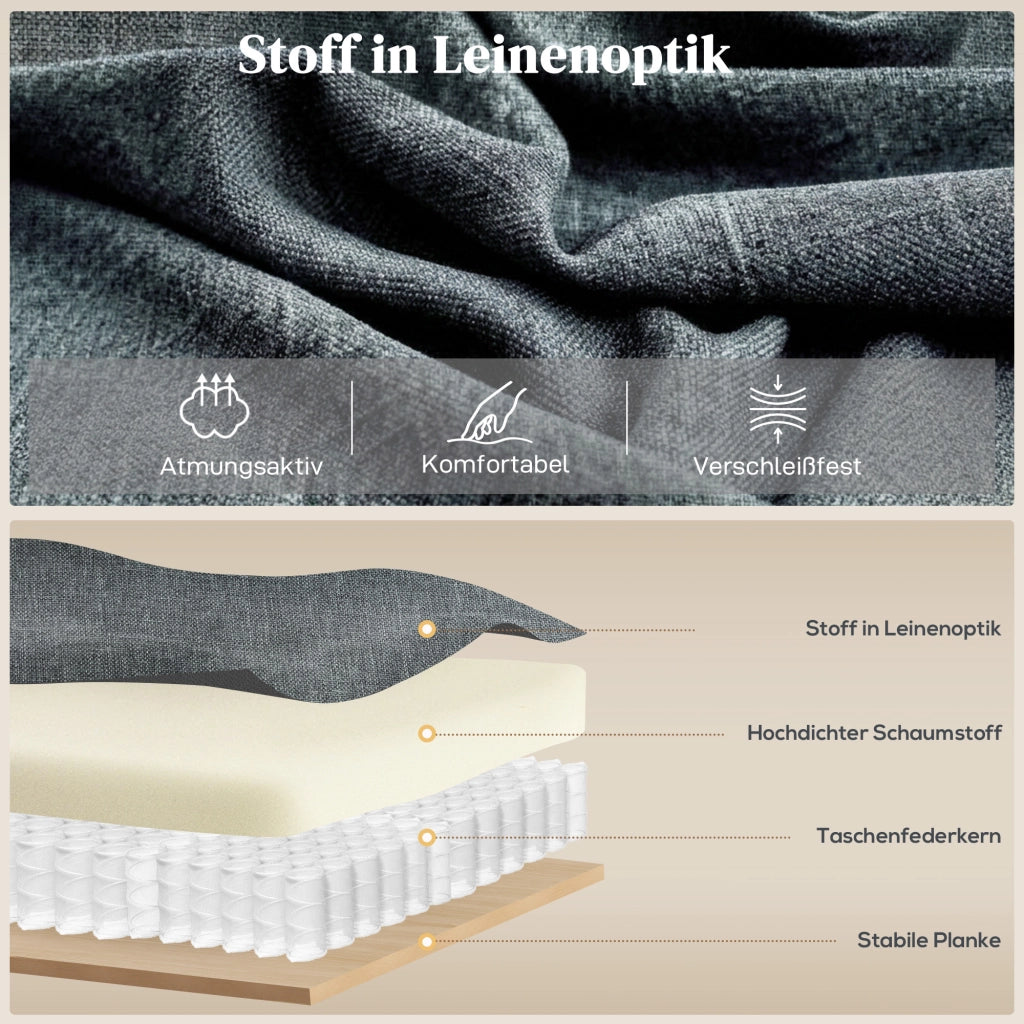Poltrona Massaggiante Reclinabile con Alzapersona ¨C Minimal ¨C Grigio Tessuto