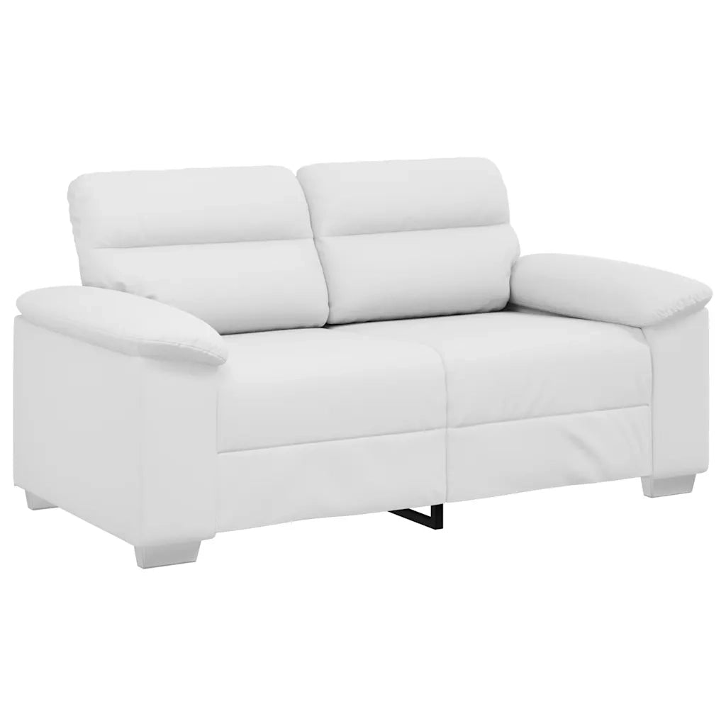 Divano a 2 posti Bianco in Similpelle 160x81x84 cm 4105338
