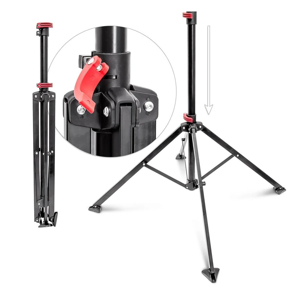 Supporto regolabile per riparazione e manutenzione biciclette nero 105-190 cm 3413010/2