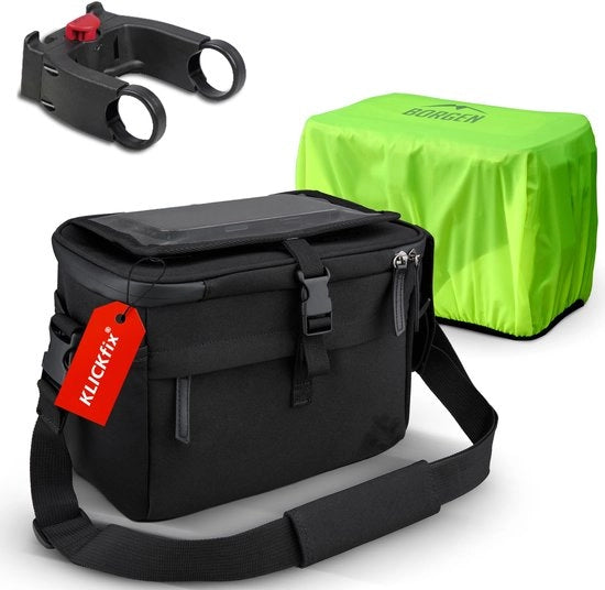 Stuurtas smartphone acqua resistente e ampio per bicicletta da 6 L - Stuurtas per bicicletta con telefono cellulare elettrica - Stuurtas per bicicletta con telefono cellulare mobile