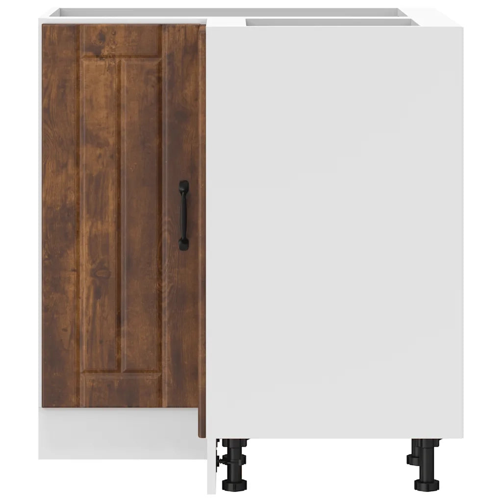 Mobile Base ad Angolo Cucina Lucca Rovere Fumo in Truciolato 853752