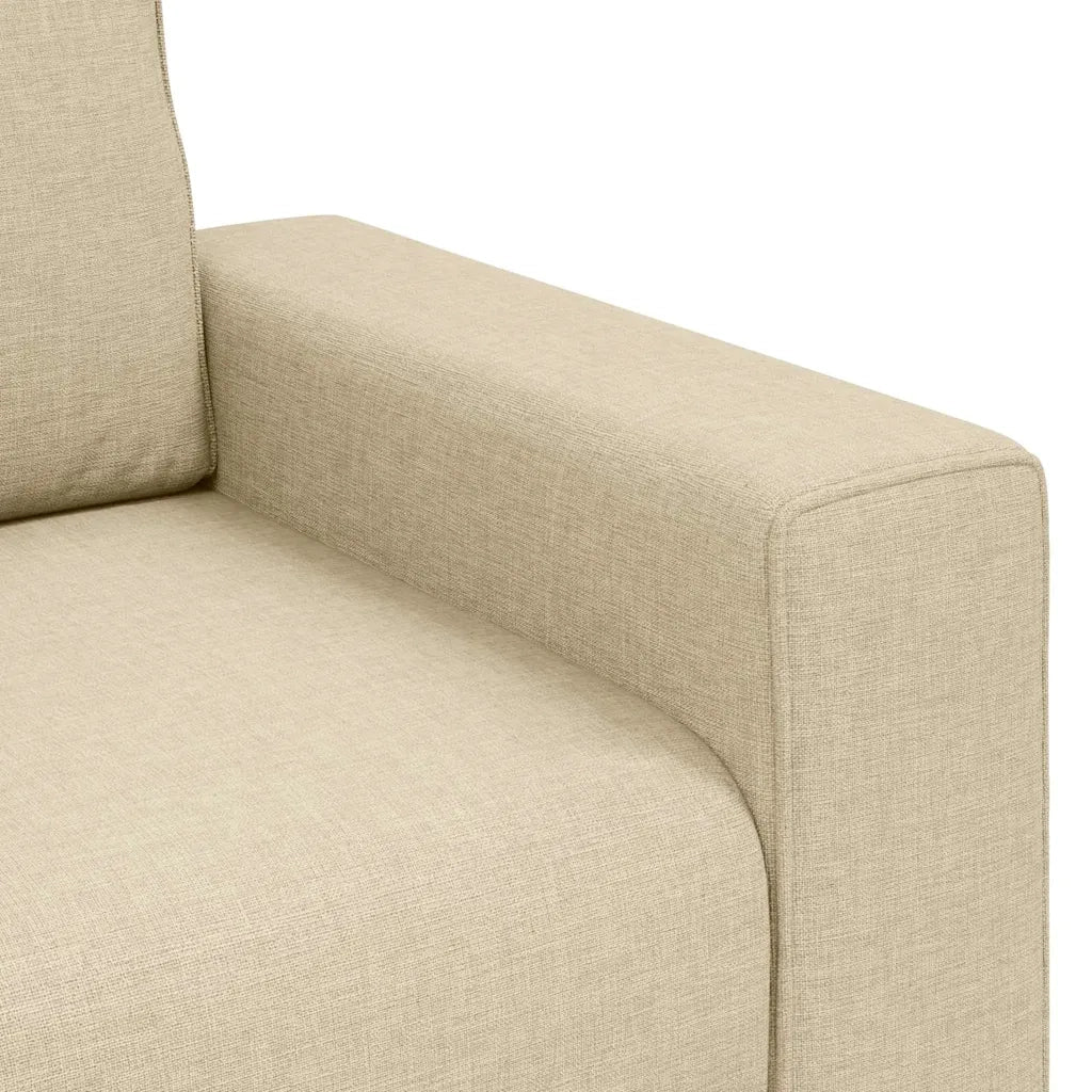 Poltrona-Poltroncina-Divano Sedia Crema 100x77x82 cm in Tessuto