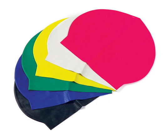 Cuffia colorata in lattice per nuotare in piscina