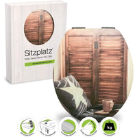 Sitzplatz sedile wc high gloss parete chill out lounge, 1 pezzi,