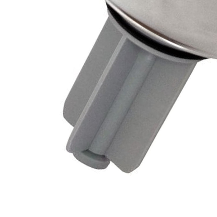 Tappo grande in ottone cromato per scarico automatico con piletta da 1 1/4