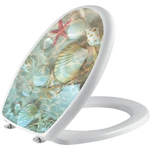 Saniplast clip sedile wc effetto 3d, resina termoindurente, mult