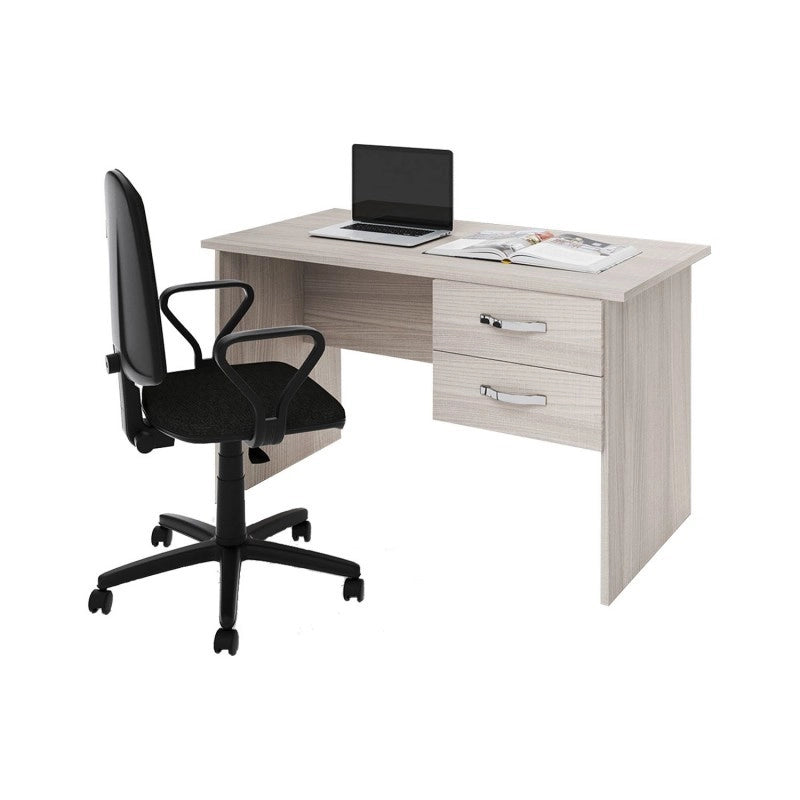 Scrivania Tiffany Olmo 2 Cassetti In Legno Nobilitato Cm119x64xH.75