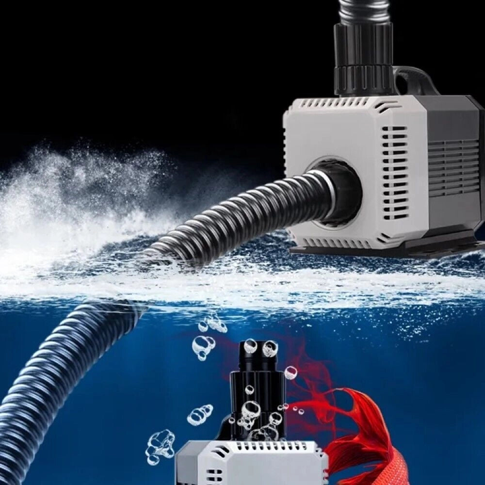 Pompa sommergibile per acquario riciclo acqua dolce salata 3000L/H 80W DB-3500