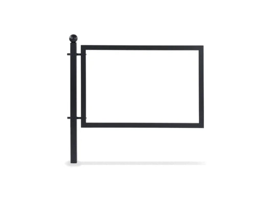 Transenna pubblicitaria Tribeca Giochipark acciaio zincato grigio 117x7x109h - SA~not;