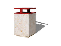 Cestone Miles Giochipark calcestruzzo armato vibrato acciaio verniciato lt 65