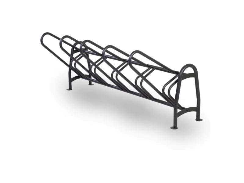 Portabici Springfield 215 Giochipark zincato verniciato 5 posti tubo acciaio