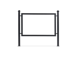 Transenna pubblicitaria Tribeca Giochipark acciaio zincato grigio 117x7x109h - No