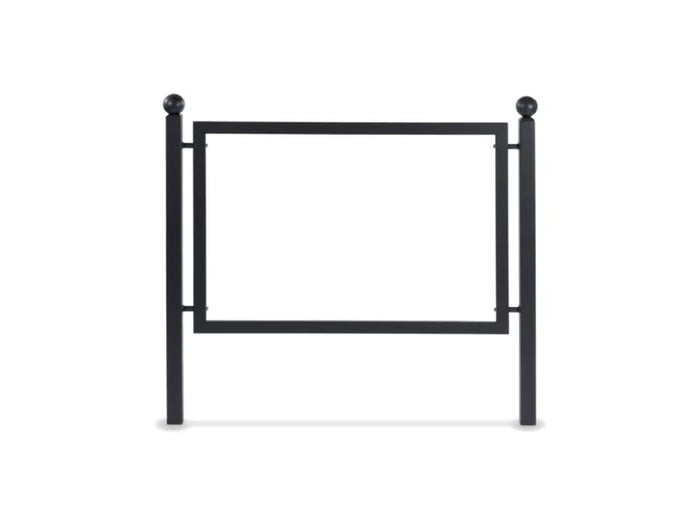 Transenna pubblicitaria Tribeca Giochipark acciaio zincato grigio 117x7x109h - No