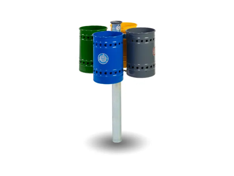 Posacenere per cestino 247 Giochipark acciaio zincato verniciato A~12x17h