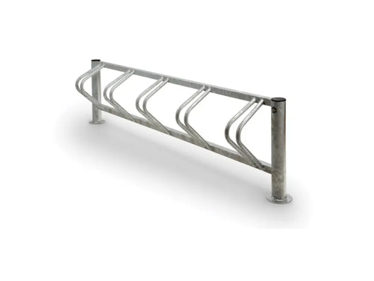 Portabici Onda 624 Giochipark zincato a caldo 5 posti tubo acciaio A~80mm