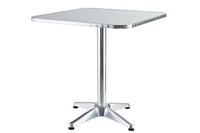 TAVOLO BAR QUADRATO ALLUMINIO