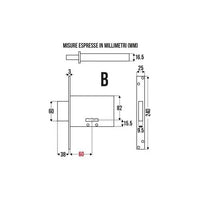 SERRATURA DOPPIA MAPPA CISA PER CANCELLI ENT.60