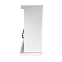 Camino a bioetanolo biocamino da terra in legno 75x28x70 cm - STOCCOLMA