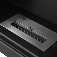 Camino a bioetanolo biocamino da terra in legno 75x28x70 cm - STOCCOLMA