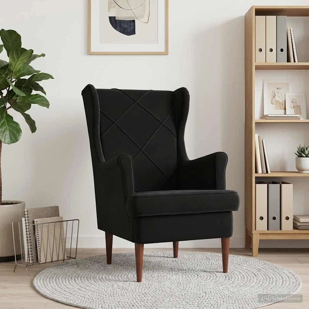 Poltrona Nero Velluto 42029901