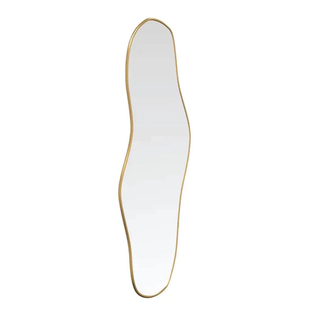 vidaXL Specchio da Parete Dorato 70x30 cm