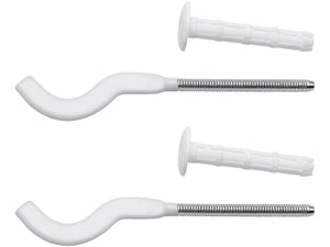 Coppia mensole piatte verniciate per radiatori in alluminio