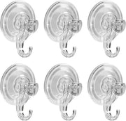 Haken transparante 7 cm di diametro, riutilizzabile, massima capacità di carico 3 kg