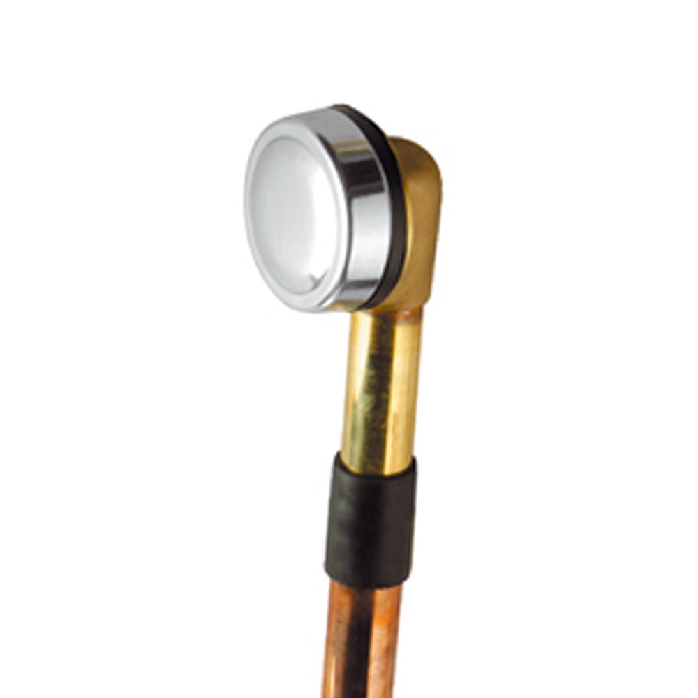 Colonna di scarico con tubo in rame con piletta click clack