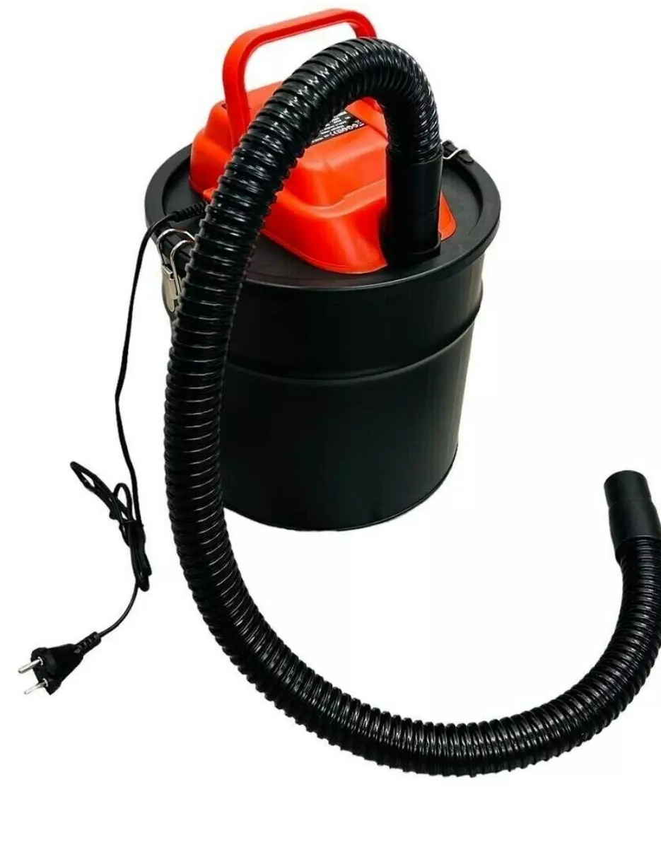 Bidone aspiracenere elettrico 18L per stufa a pellet camino aspira cenere 800W P805509
