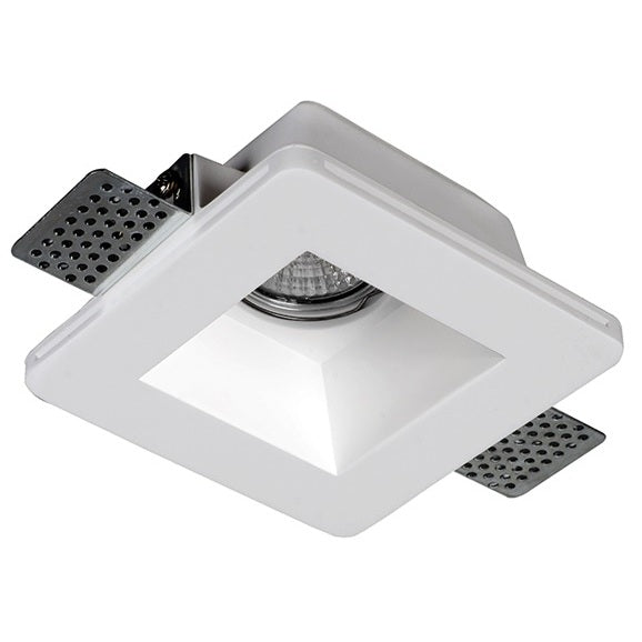 INCASSO GESSO GU10 12X12XH5.5CM DA SOFFITTO