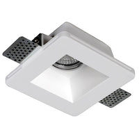 INCASSO GESSO GU10 12X12XH5.5CM DA SOFFITTO