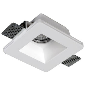 INCASSO GESSO GU10 12X12XH5.5CM DA SOFFITTO