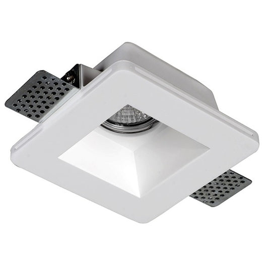 INCASSO GESSO GU10 12X12XH5.5CM DA SOFFITTO