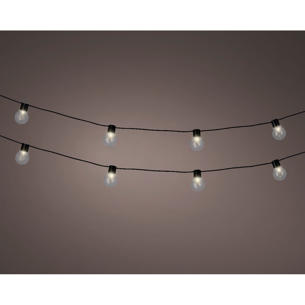 LUMINARIA PER ESTERNO 950CM CON 20 LAMPADE IP44.