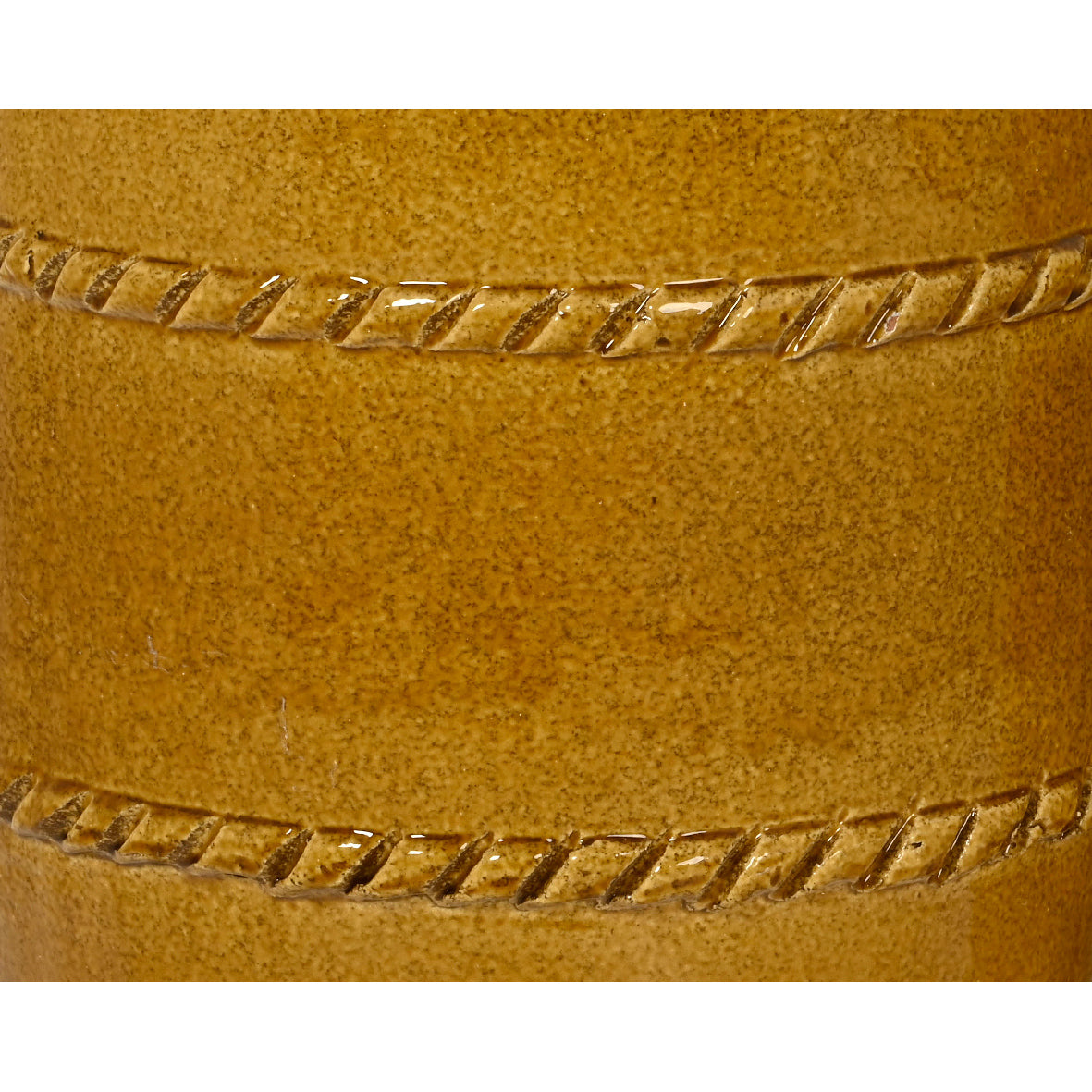 PORTAVASO LUCIA D.35XH61CM OCRA IN TERRACOTTA