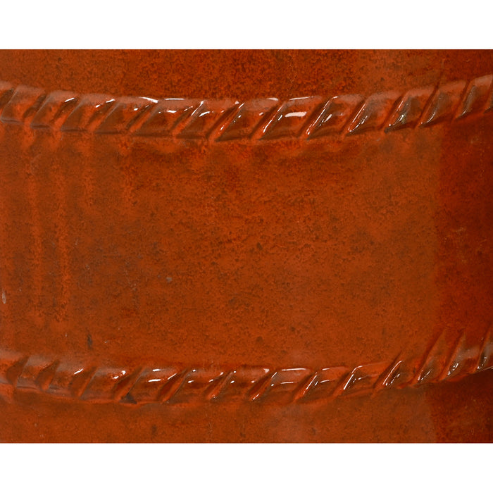 PORTAVASO LUCIA D.35XH61CM ROSSO IN TERRACOTTA