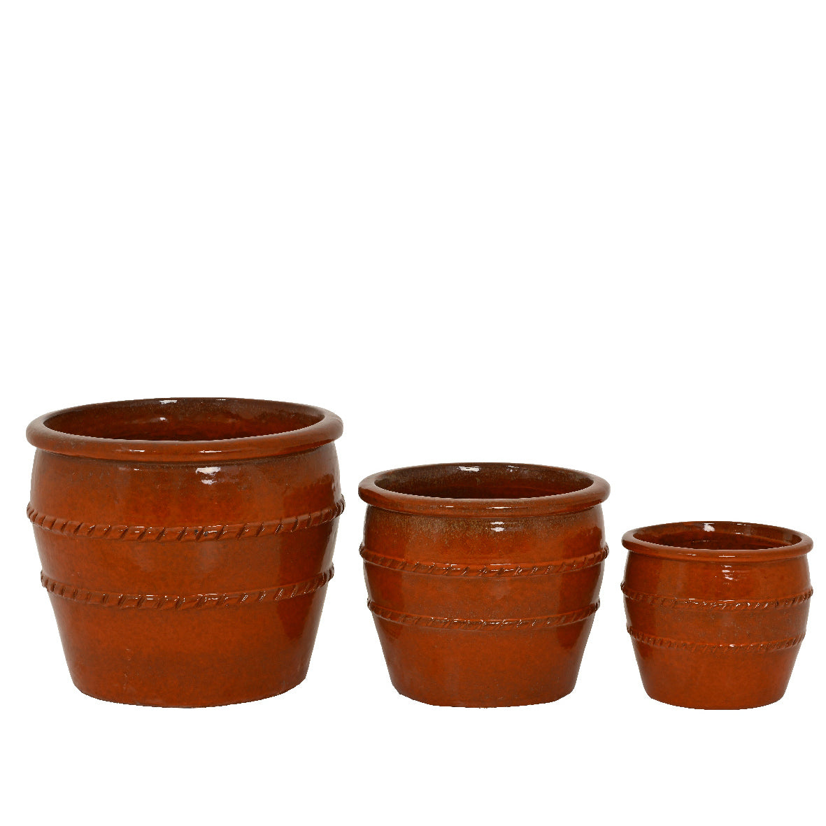 VASO LUCIA D.37XH32CM ROSSO IN TERRACOTTA