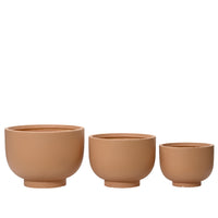 VASO STELLA D.37XH27CM IN ARGILLA GREZZA