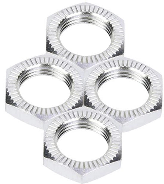 Pneumatici per ruote 17 mm - Lega di alluminio di alta qualità - 4 pezzi - Adatto per 12 mm dritto - Presa migliorata - Montaggio semplice - Pneumatici per ruote