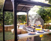 Canopia Austin Gazebo per Barbecue in Alluminio 1.8X2.4 m