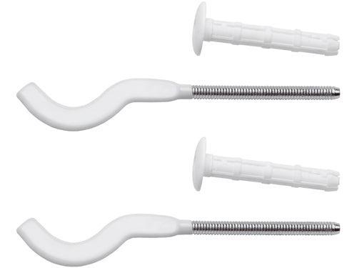 Coppia mensole 7 bianche plastificate